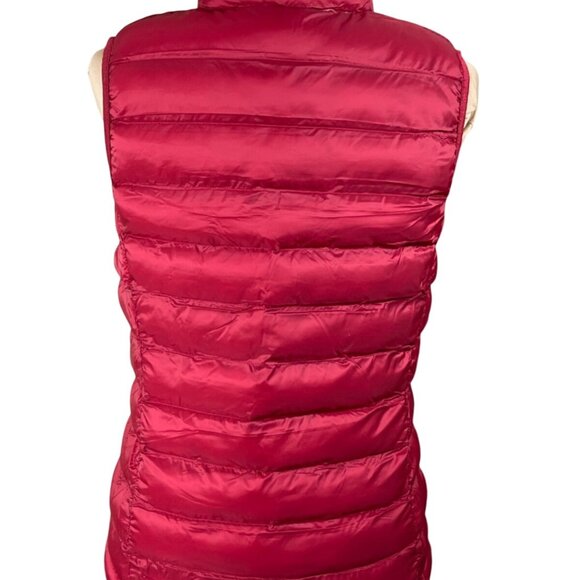 New 32 Degrees Packable Puffer Vest Red Size S Small Lightweight - Picture 3 of 7